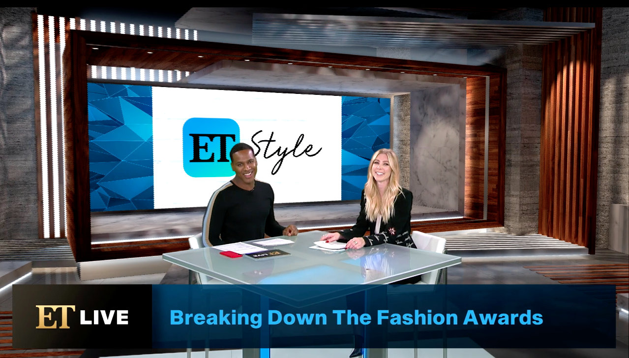 TALKING FASHION ON ET LIVE